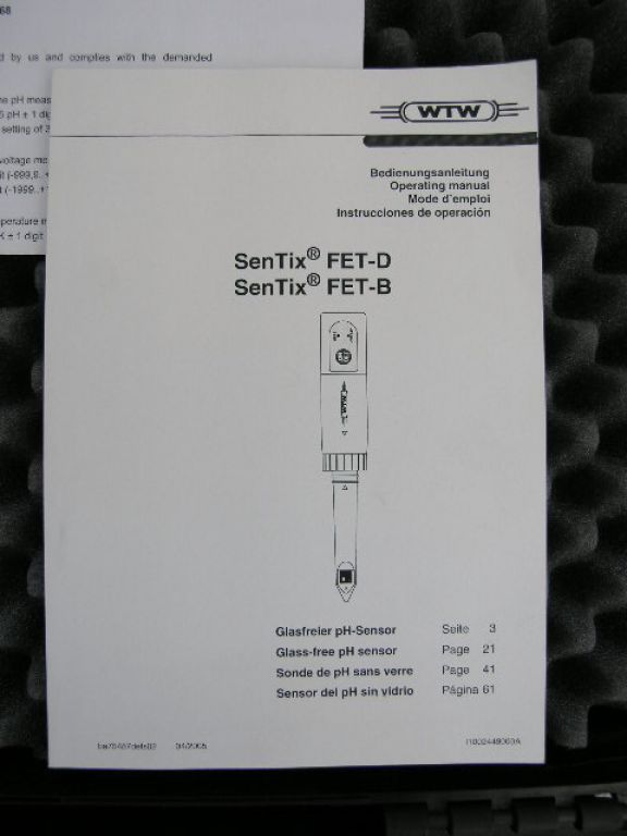 Labstuff.eu - WTW Ph 340i Set With Glassfree ISFET Sensor / SenTix Fet-B