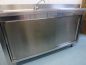 Stainless Steel Sink Cupboard with 2 Sinks