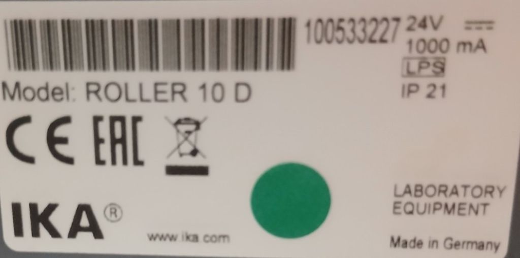 IKA ROLLER 10 D – Professioneller Labor-Rollenmischer