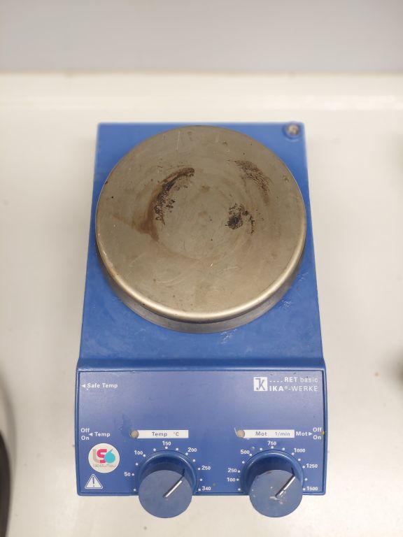 IKA RET basic Magnetrührer analog mit Magnetrührstäben