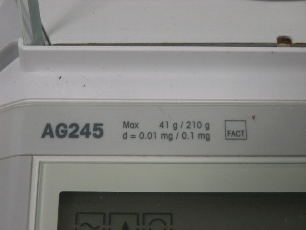 Mettler Toledo AG245 Analysenwaage Max: 210gr Ables. 0,01mg