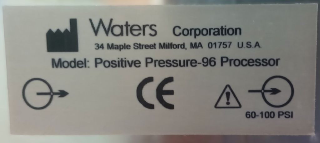 Waters Positive Pressure-96 Processor - Überdruck-Manifold