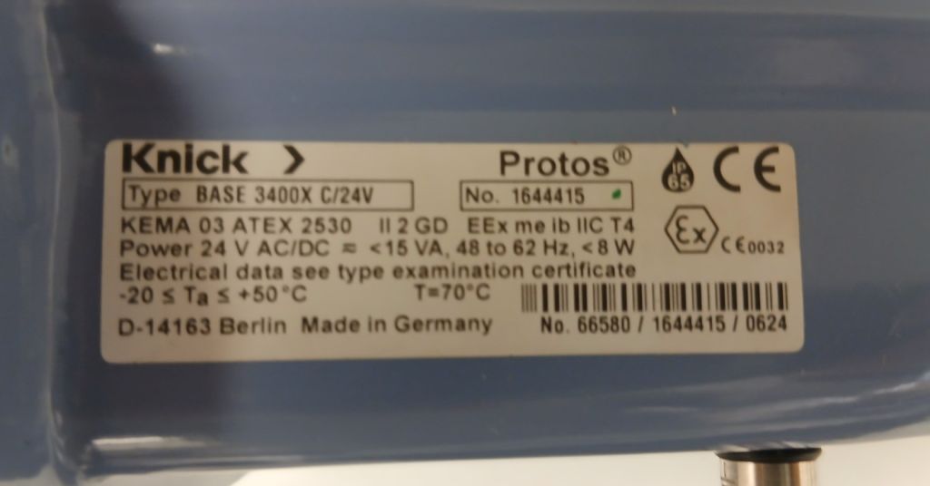 Knick Protos Ex mit  pH- und COND-Modul