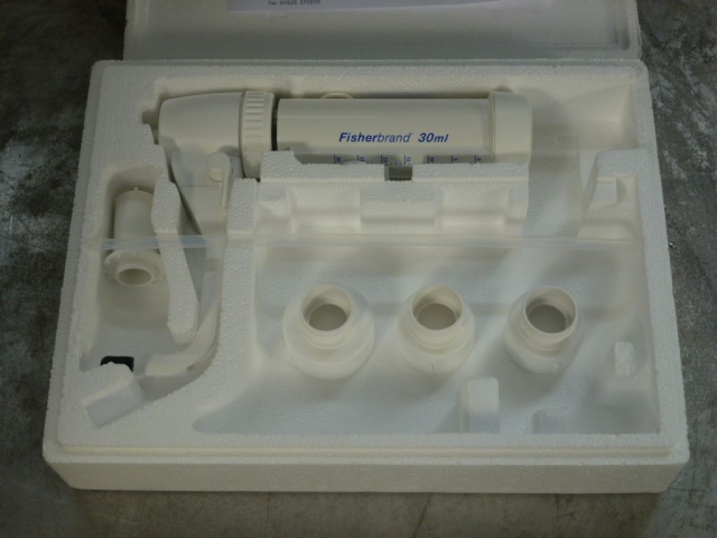 Fisherbrand / LabServ 30ml Bottletop Dispenser with Stopcock / New