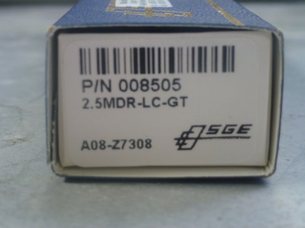 SGE Syringe 2.5MDR-LC-GT  P/N: 008505   New