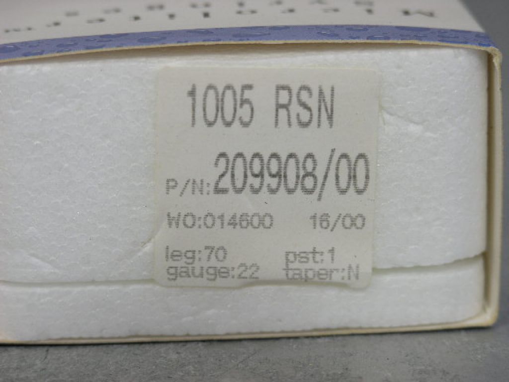 Hamilton Syringe 1005 RSN P/N 209908/00