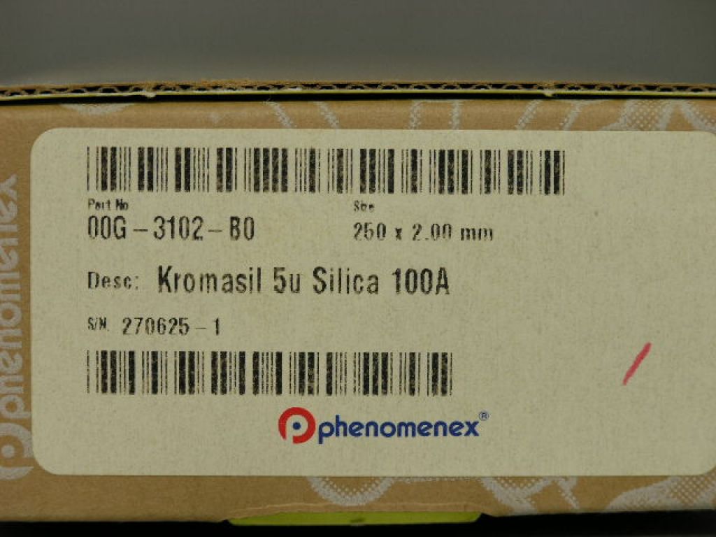 HPLC Säule Phenomenex Kromasil 00G-3102-B0 NEU