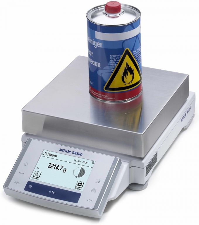 Mettler XS6001MX precision balance for Hazardous Areas 6100g / 0,1g