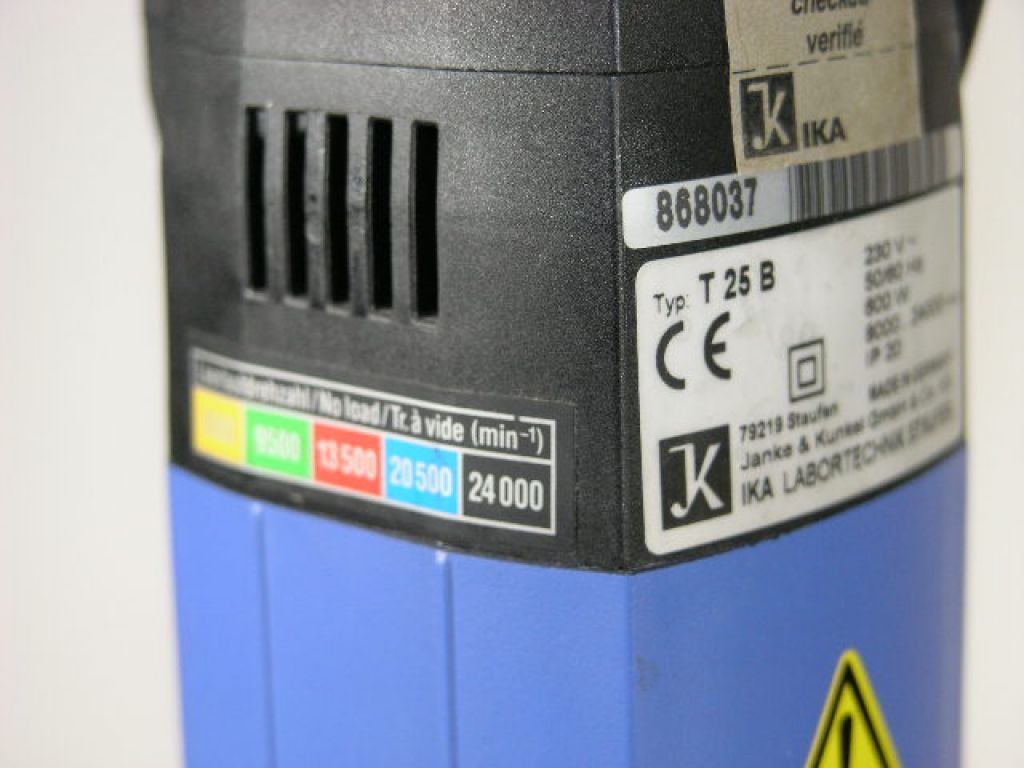 IKA T25 basic Turrax with S25 18G Tool