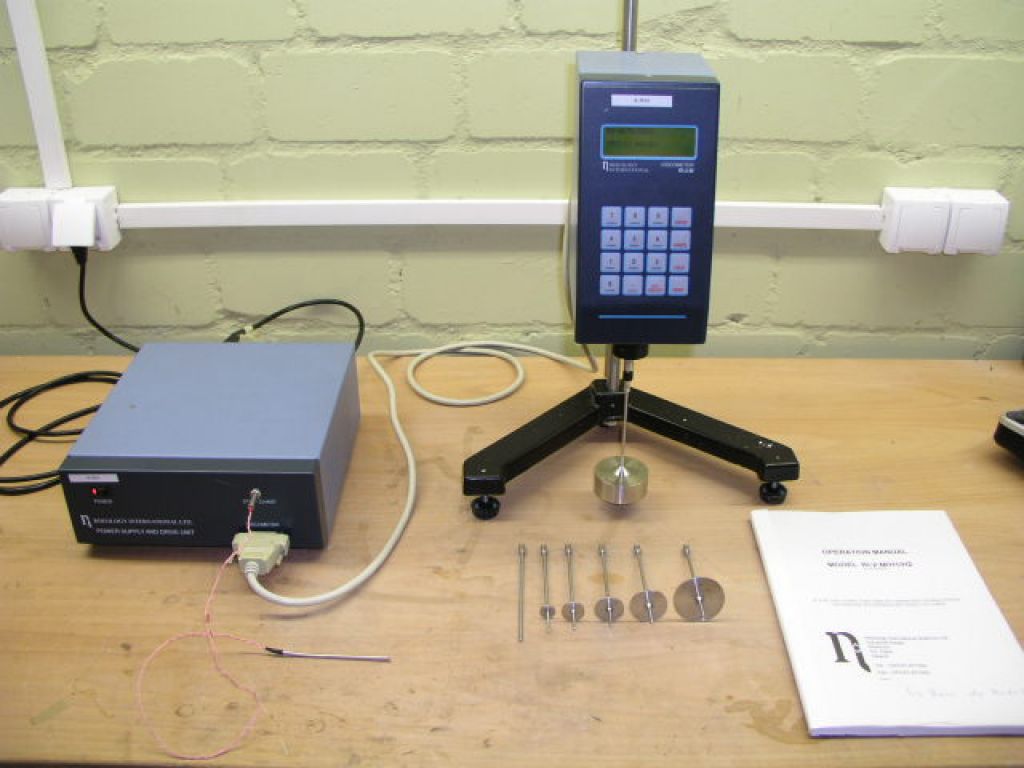 Rheology International Viscometer RI:2:M/H1/H2