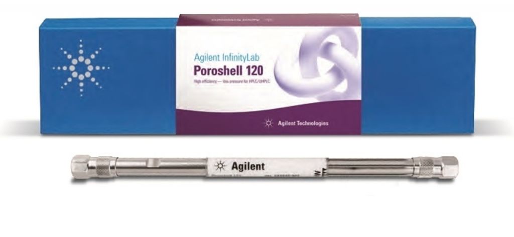 Agilent HPLC-Säule Poroshell 120 EC-C18, mit Säulenkennmarke, 2,7 µm, 4,6 x 100 mm