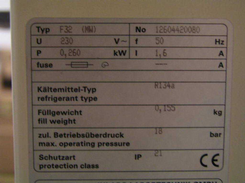 Julabo F32-MW Cryostat  Range: -35°C > 200°C