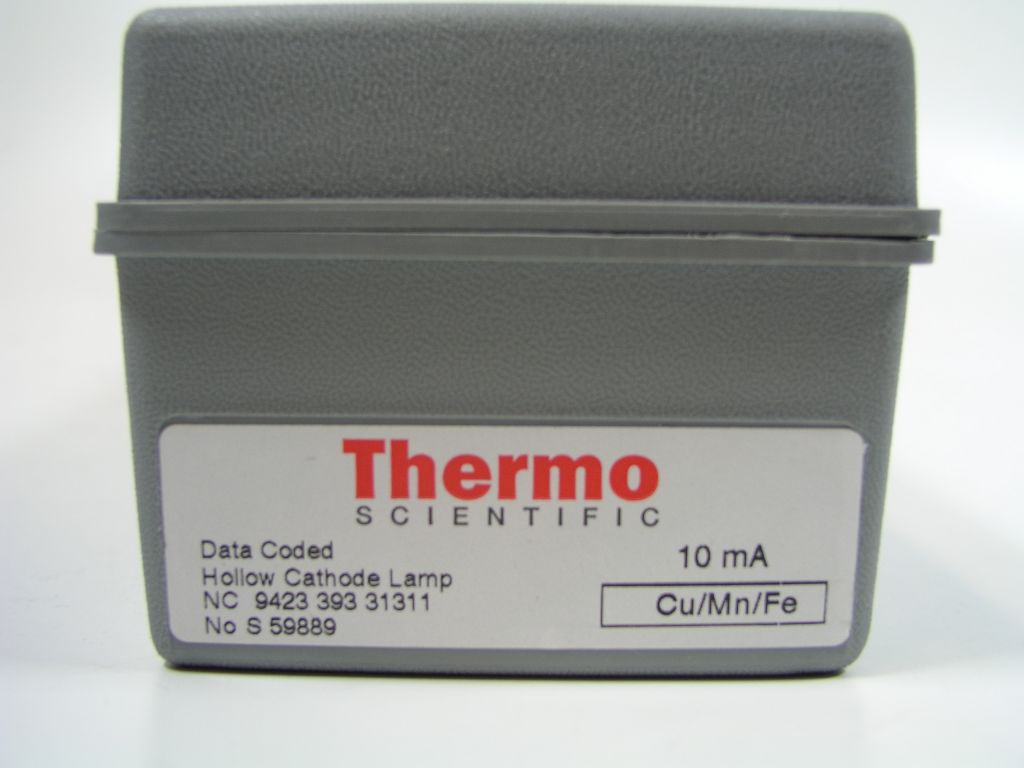 Thermo Hollow cathode lamp, data coded, Cu/Mn/Fe, 10 mA