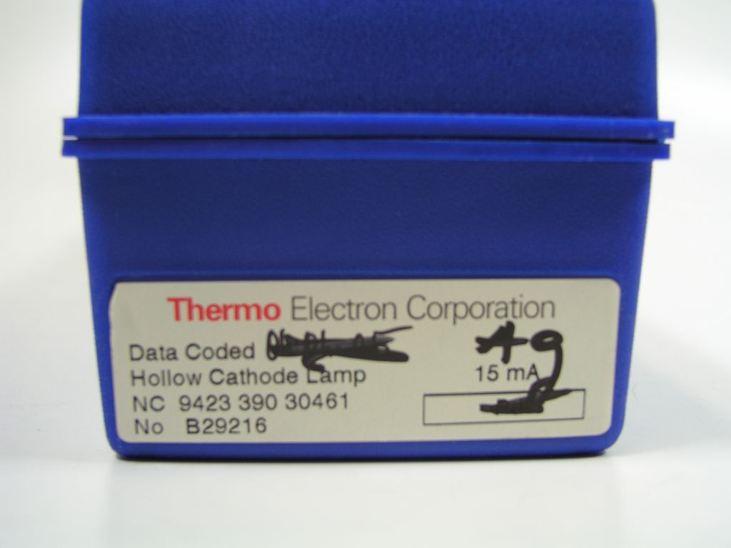 Thermo Hollow cathode lamp, data coded, Au/Cu/Ni, 10 mA