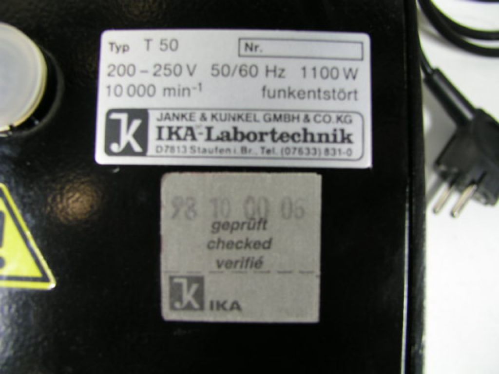 IKA Ultra Turrax T50