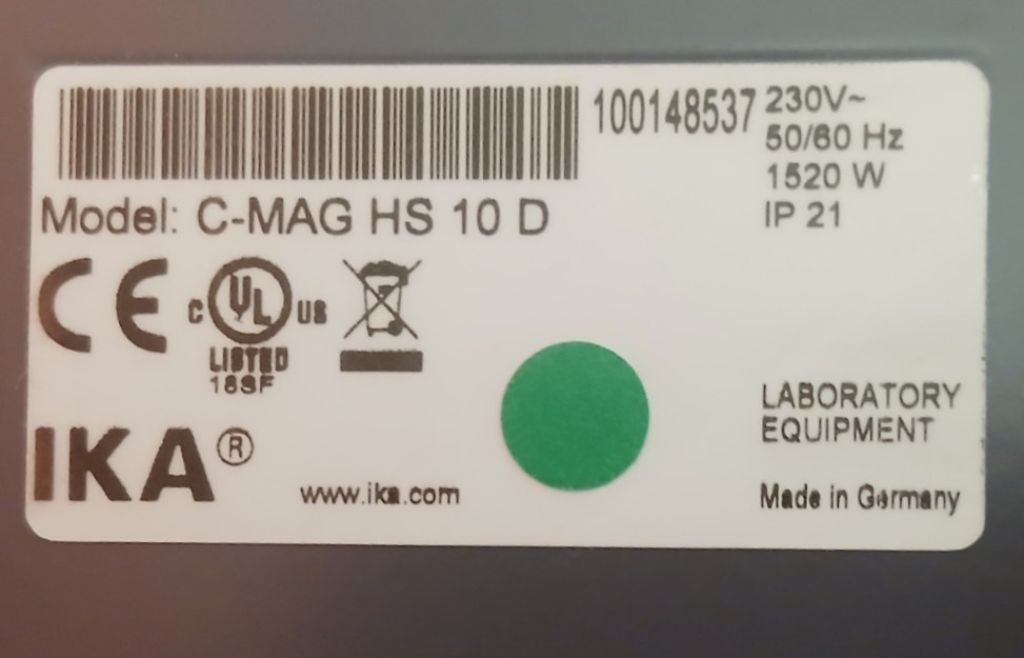 IKA C-MAG HS 10 digital – Magnetrührer mit Heizfunktion