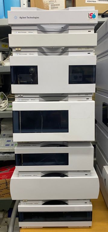 Agilent 1200 Anlage mit DAD, temp. Autosampler, Rechner & Software, frisch gewartet