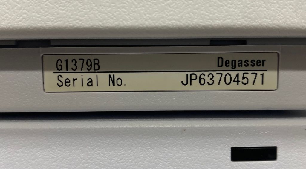 Agilent 1200 HPLC System with DAD, Wellplate Sampler, Computer, Software, Service Report