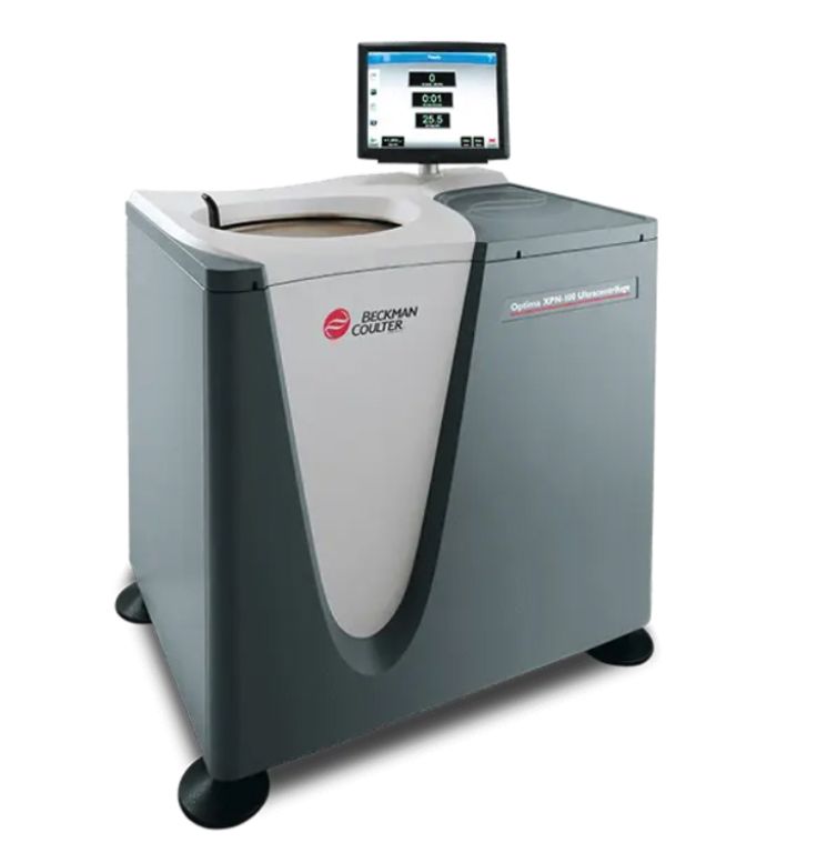 Beckman Optima XPN-100 Ultrazentrifuge mit Beckman 70 Ti 8 × 39mL Titanium Rotor