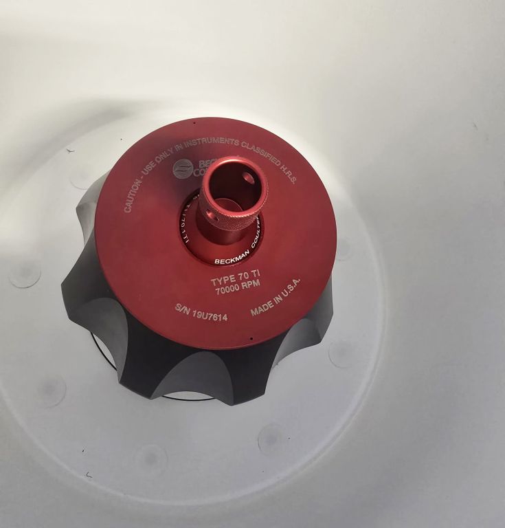 Beckman Optima XPN-100 Ultrazentrifuge mit Beckman 70 Ti 8 × 39mL Titanium Rotor