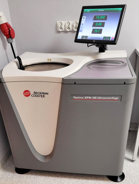 Beckman Optima XPN-100 Ultrazentrifuge mit Beckman 70 Ti 8 × 39mL Titanium Rotor