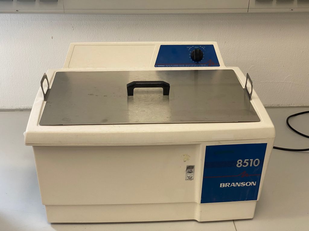 Branson 8510E-MT Ultrasonic Bath with Lid, Basket, Capacity: 20 Liters