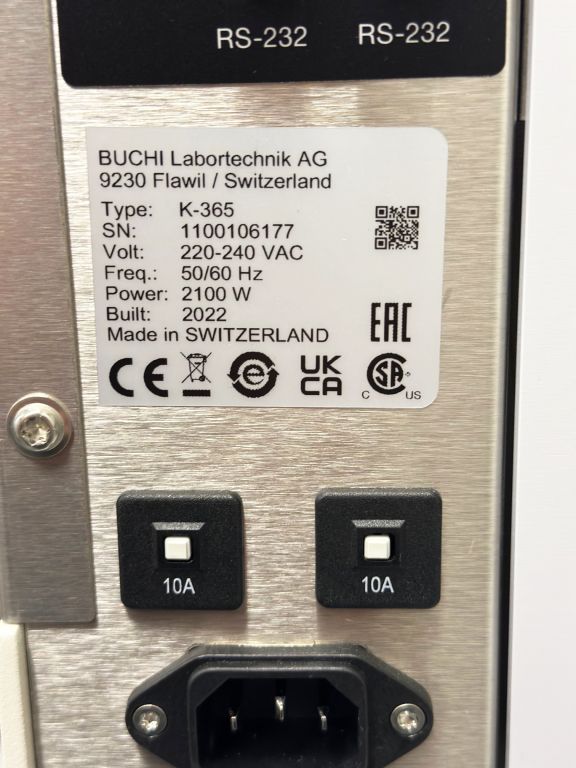 Büchi EasyKjel Wasserdampfdestillationseinheit für Kjeldahl-Stickstoff, gesamter flüchtiger basischer Stickstoff, Nitrat, Nitrit, Alkohol