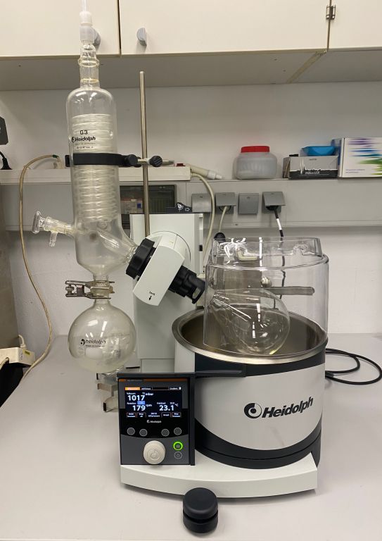 Heidolph HeiVap Precision Rotary Evaporator with G3 Vertical Condenser, Vacuumcontroller, Valve, Woulffsche Bottle