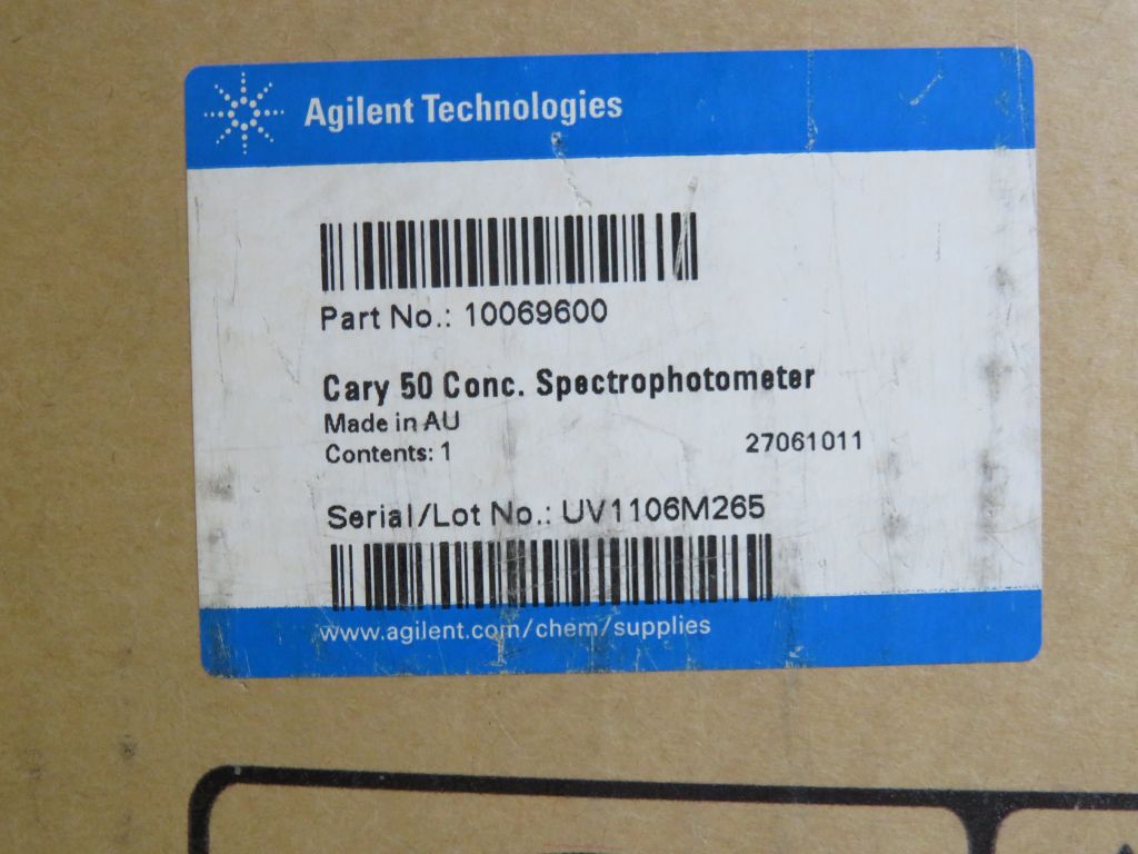 Varian Cary 50 Conc  UV-VIS Photometer NEU