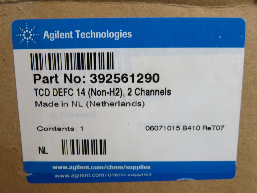 Agilent 392561290 TCD DEFC Detektor / Varian 3800 DEFC Type 16 Rev 8 TCD