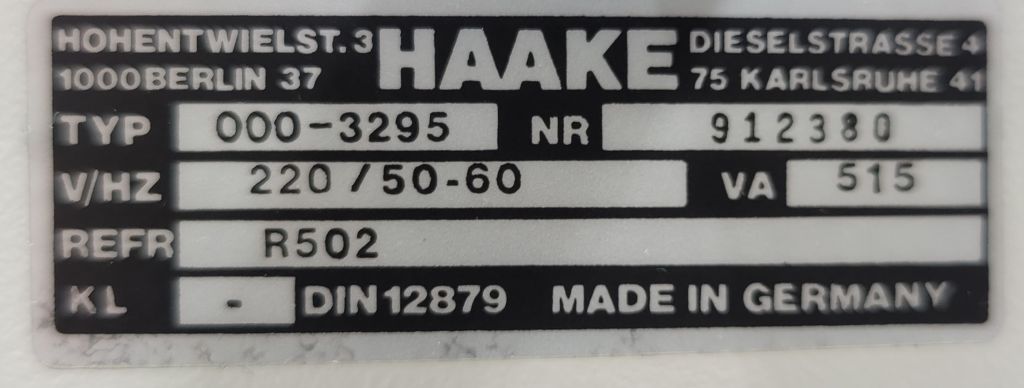 Haake F3-K Kältebad -40° bis 150°C