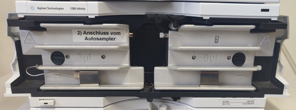 Agilent 1260 Infinity II HPLC Complete System with Quat, Degasser, Vialsampler, TCC, DAD