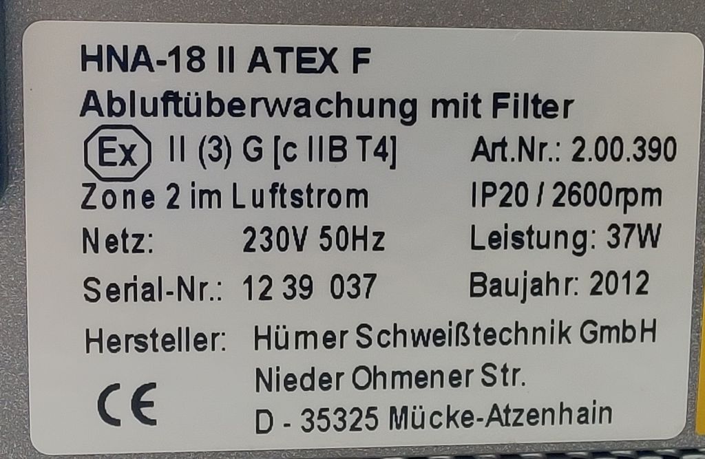 Düperthal HNA-18 II ATEX F