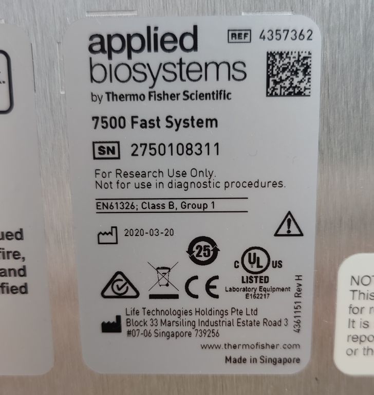 Applied Biosystems 7500 Fast Real-Time PCR-System