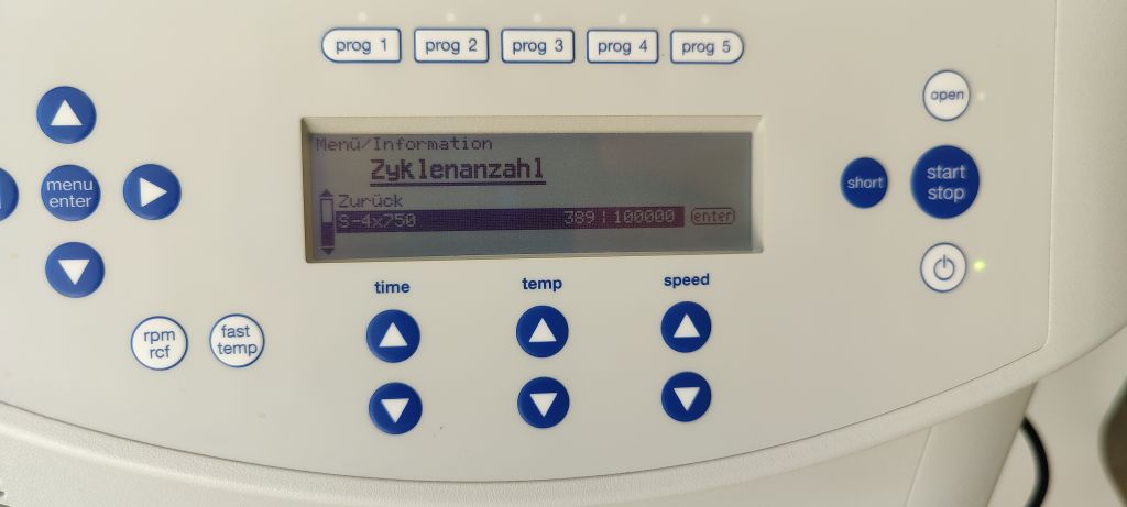 Eppendorf Zentrifuge 5920 R - Kühlzentrifuge