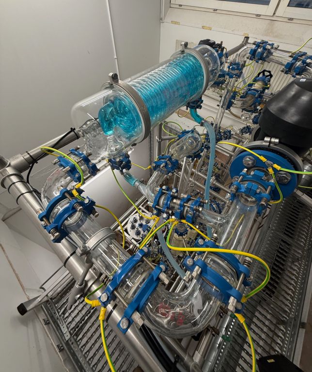 buchiglasuster ChemReaktor CR60C  Pilot und Forschungs Mehrzweckdestillationsanlage. EX geschützt, 60 Liter Reaktor, 50 Liter Filternutsche, etc