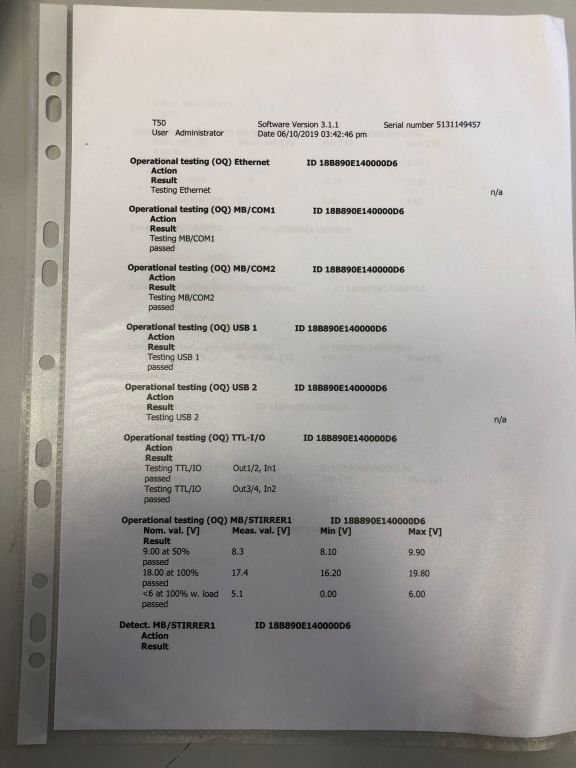 Mettler Toledo Excellence Titrator T50 with two Burettes, OQ Documents,  Compact Stirrer, ph Probe