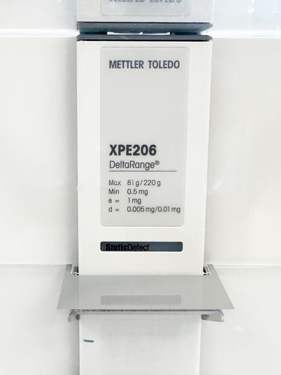 Mettler XPE206DR/M  Analytical Balance Max: 81/220g   Read: 0,005/0,01mg