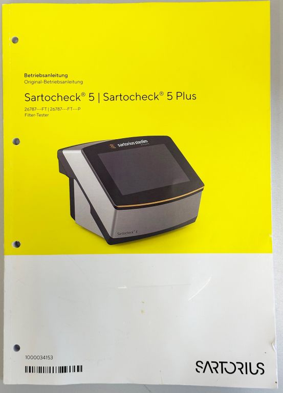 Sartocheck® 5 Plus Filter Tester Integritätstester