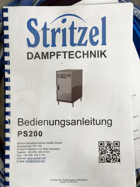 Stritzel PS200 Dampferzeuger, 28kg/h, 20kW, Baujahr 2022