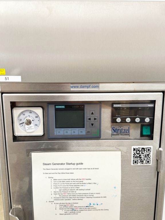 Stritzel PS200 Dampferzeuger, 28kg/h, 20kW, Baujahr 2022