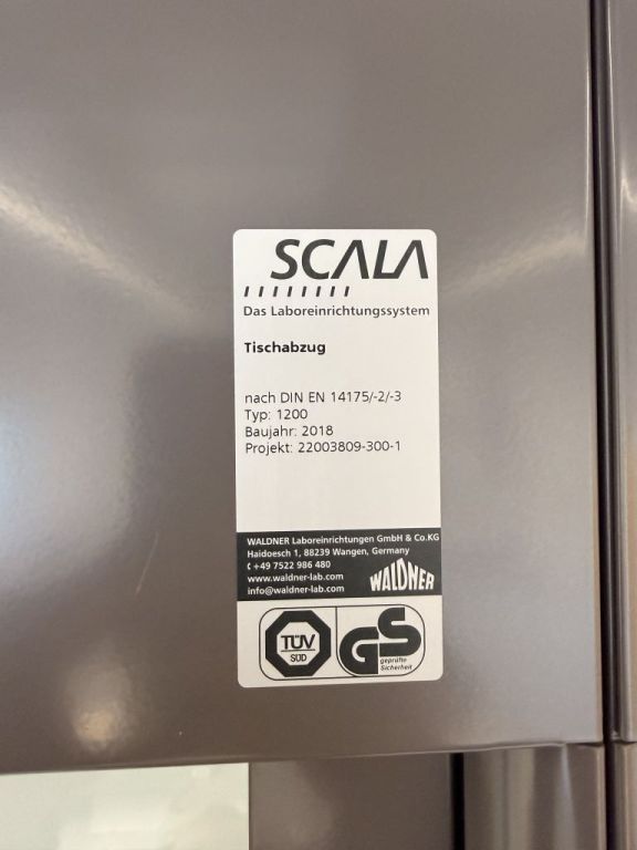 Waldner Scala TA1200 Tischabzug von 2018