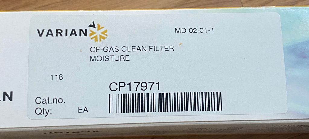 Varian CP17971 Gas Clean Filter