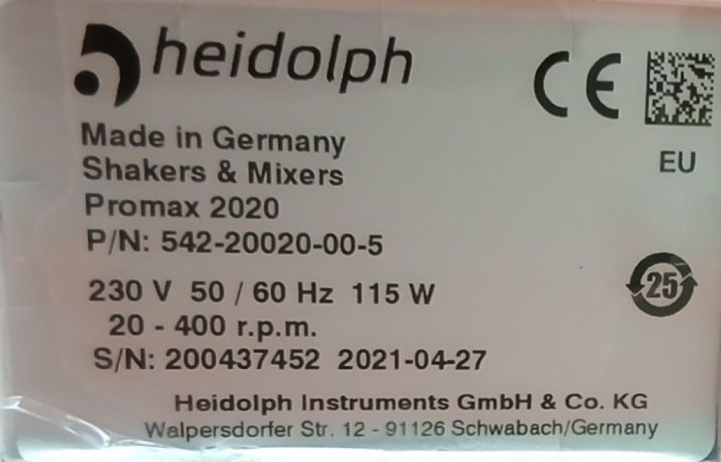 Heidolph Hei-MIX Promax 2020 – Leistungsstarker Plattformschüttler