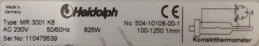 Hochwertiger Heidolph MR 3001 K8 Magnetrührer