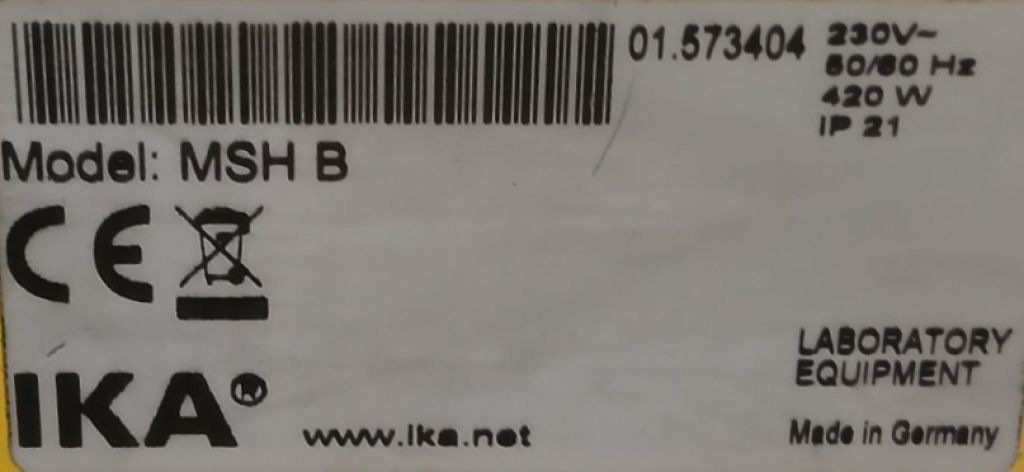 IKA MSH B Magnetrührer mit integrierter Heizplatte