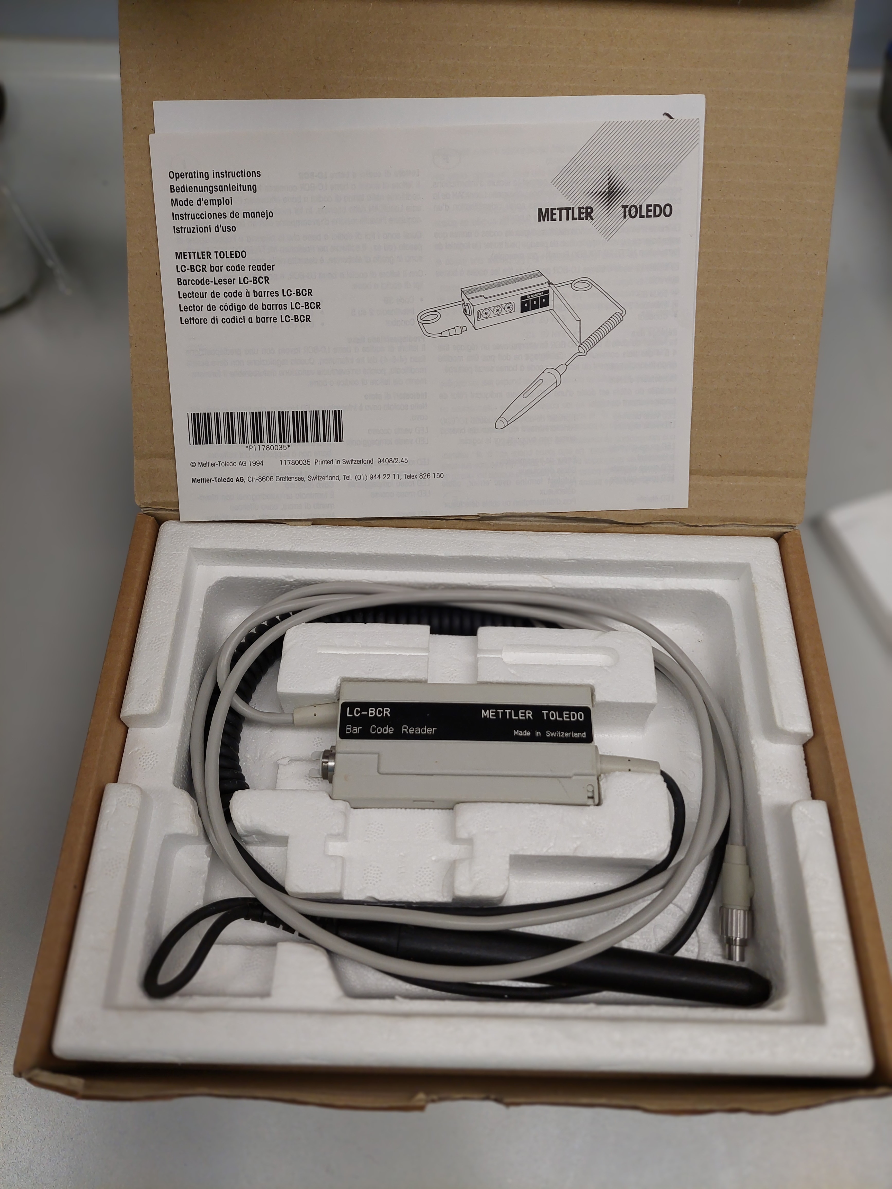 labstuff.eu - Mettler Toledo LC-BCR BAR CODE READER