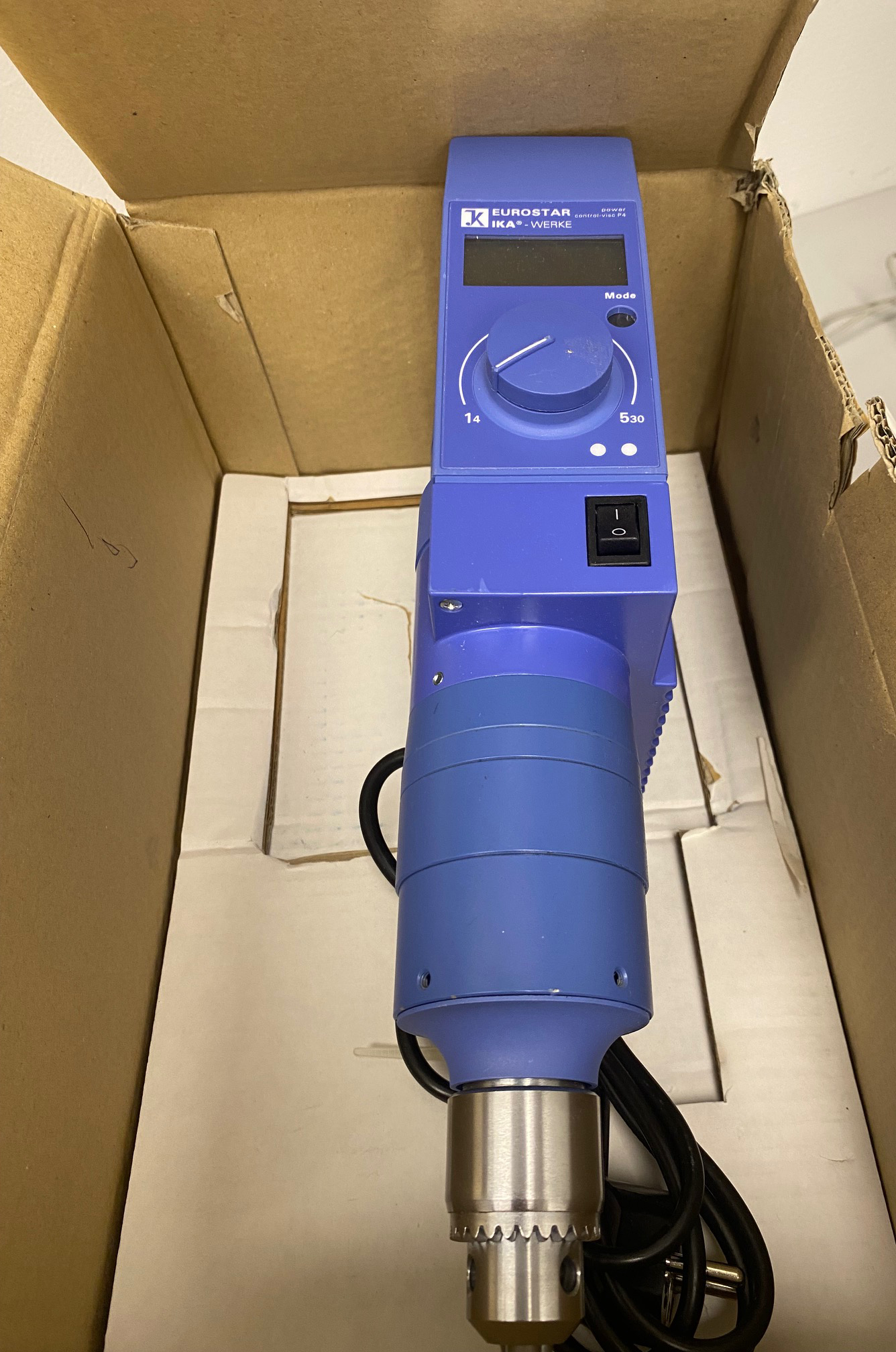 labstuff.eu - IKA Eurostar Power Control Visc P4, 14 - 530 1/min, max ...