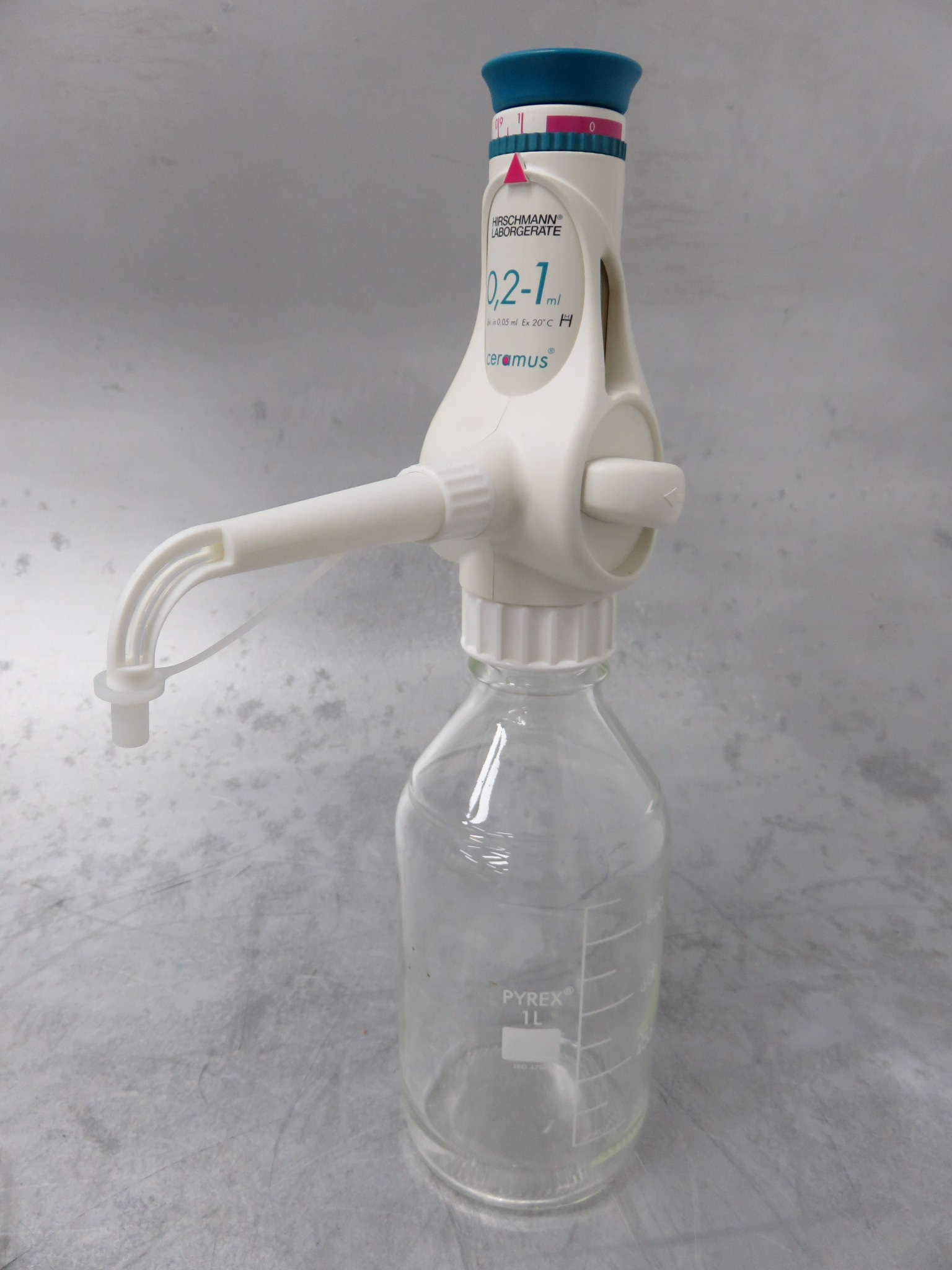 labstuff.eu Hirschmann Ceramus Dispenser 0,2 1,0 ml