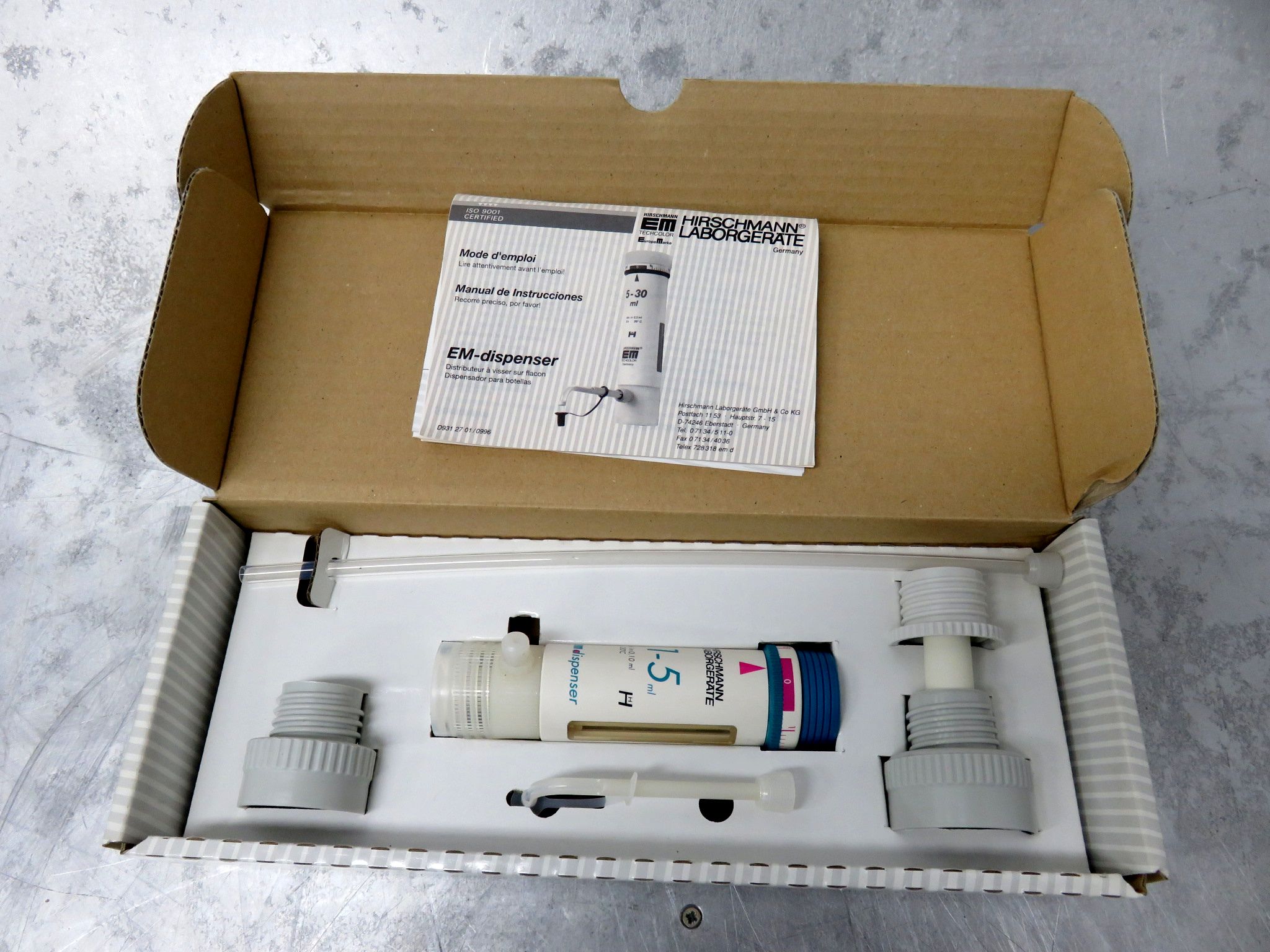 labstuff.eu Hirschmann EMDispenser 2 5 ml